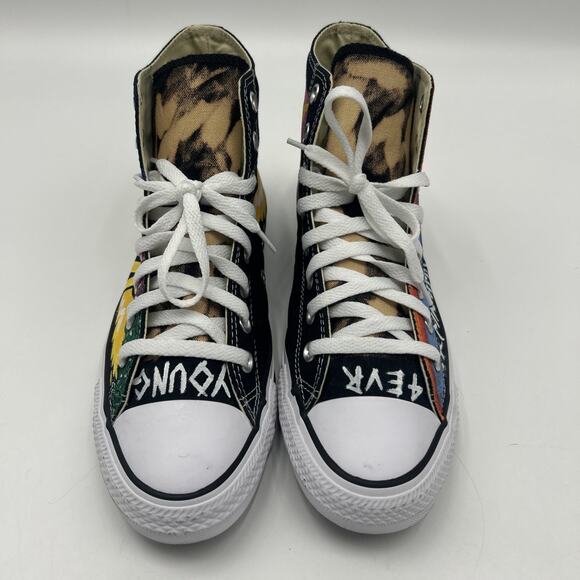 UNISEX CUSTOM CONVERSE ALL STAR CHUCK TAYLOR HIGH MEN'S SZ 8.5 WOMEN’S SZ 10.5 - Picture 11 of 16